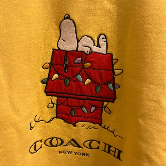 Coach snoopy lights crew sweater - Picture 2 of 11